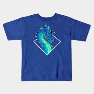 Blue Elder Dragon Kids T-Shirt